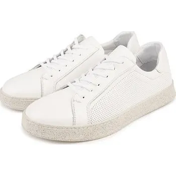 Dámská obuv Vlnka Pánské kožené tenisky Alfred bílá velikost obuv dospělí 43