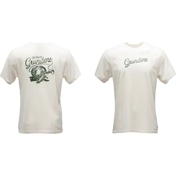 Rybářské oblečení Tričko GRUNDÉNS Classic Reel - Fog - vel. L