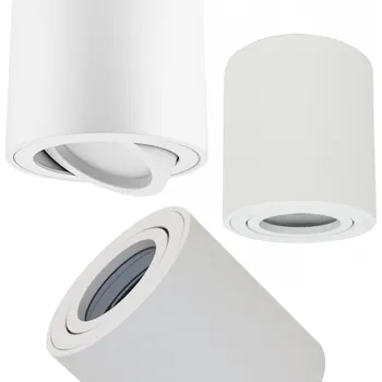 Stropní svítidlo přisazené Ecolight 0 W GU10 8,4 cm bílé