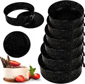 Nádoba na pečení SADA PEKÁČŮ / FORMA NA PEČENÍ KULATÁ 20/22/24/26/28/30 cm - KOMPLET 6 KS.