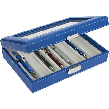 Obal pro sběratelský předmět SAFE Kazeta na 8 psacích potřeb, modrá