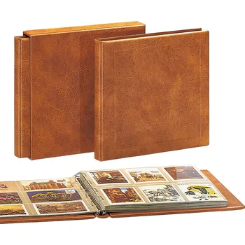 Obal pro sběratelský předmět SAFE Album Luxus Maxi, na 96 dopisů/FDC, hnědé