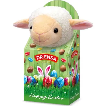 Sušené ovoce Velikonoční balení Dr. Ensa – čokoládové dražé + Ovečka
