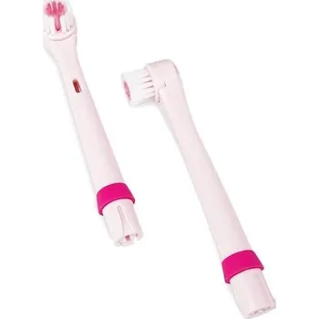 Náhradní hlavice k elektrickému kartáčku DTM Tlapková patrola Náhradní hlavice oscilačního zubního kartáčku, růžová