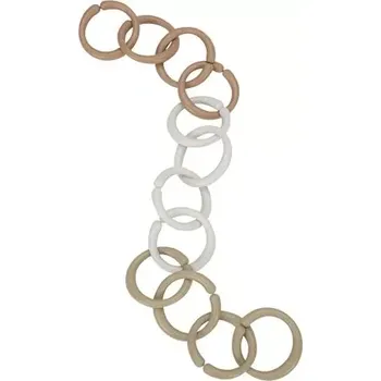 Little Dutch Spojovací kroužky řetěz Beige (4962LD)