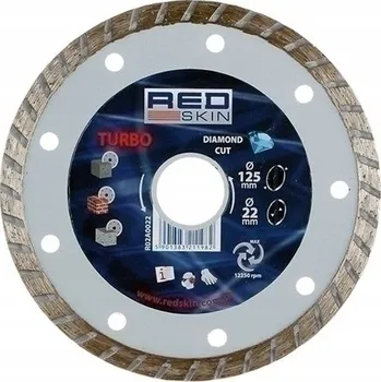 Řezný kotouč Diamantový kotouč 180 mm turbo Red Skin