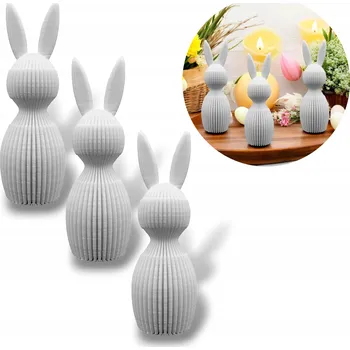 Velikonoční dekorace Velikonoční Zajíc Zajíček Velikonoční Moderní Velikonoční Dekorace 3 ks