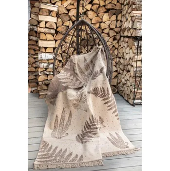 deka Polášek Bavlněná deka 1393-1 Hnědá 60% bavlna 35%akryl 5%polyester 150 x 200