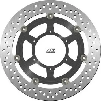 Brzda pro motocykl NG přední brzdový kotouč HONDA CBR250/300 '11-20, DN-01 700 '08-10 (296X94X4,5MM) (6X6,5MM) plovoucí (ALU střed)