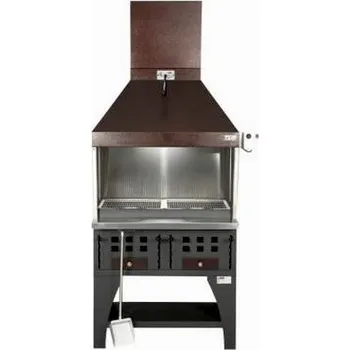 Zahradní gril Kombinovaný gril na dřevěné uhlí PEVA Combi BG 150