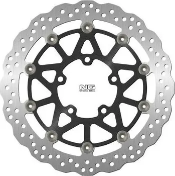 Brzda pro motocykl NG přední brzdový kotouč KAWASAKI Z1000/ZZR1400 '17-20 (310X80X5,5MM) (5X10,5MM) WAVE plovoucí (ALU střed)