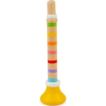 Hudební nástroj pro děti Bigjigs Toys Trumpetka 1 ks žlutá