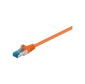 Síťový kabel CAT 6A S/FTP Orange LAN Patchcord kabel 0,25m