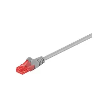Síťový kabel CAT 6 U/UTP LAN Patchcord kabel, šedý 5 m
