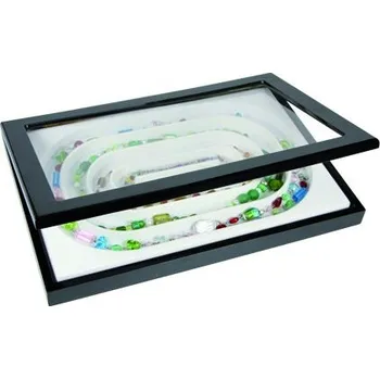 Obal pro sběratelský předmět SAFE Dřevěná vitrína na náhrdelníky, korálky