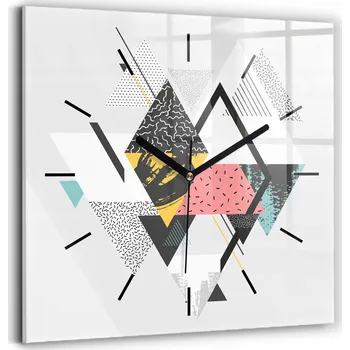 Hodiny Nástěnné hodiny Wallfluent, odstíny modré, 30 cm