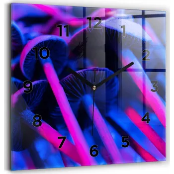 Hodiny Nástěnné hodiny Wallfluent modré 30 cm