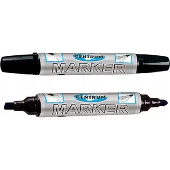 Oboustranný permanentní fix, černý Centrum 1 ks