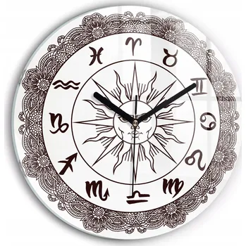 Hodiny Nástěnné hodiny Wallfluent bílé 30 cm