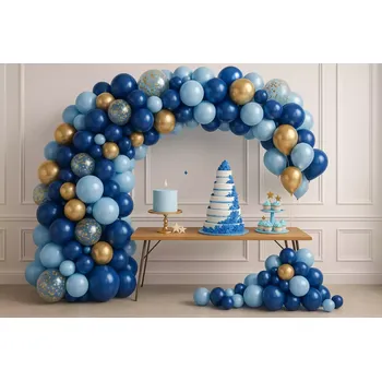 Balónek Balónková girlanda 72ks (modrá)