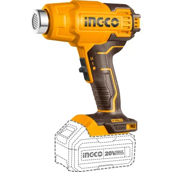 Horkovzdušná pistole Ingco HGLI2002 AKU horkovzdušná pistole bez baterie a nabíječky