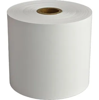 Samolepící etiketa Nekonečný papírový pás 100mm x 74m, Karton, bílá, D25, 130 g matný papír