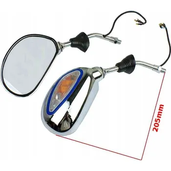 Zrcátko pro motocykl SADA ZRCÁTEK se směrovkami M10