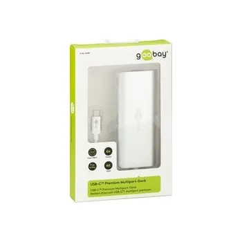 USB hub USB-C HDMI adaptér. 2xUSB3.0. RJ45 SD USB-C Goobay