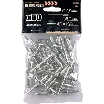 Nýt Hliníkové nýty 4,8 x 8,0 mm, balení 50 ks