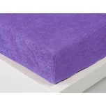 XPOSE® Froté prostěradlo Exclusive - fialové 200x200 cm, Froté + Prodloužená možnost vrácení zboží do 50 dnů