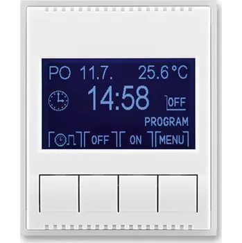 Elektroinstalační materiál Hodiny spínací programovatelné - ovládací část ABB Time, Element 3292E-A20301 01 bílá / ledová bílá