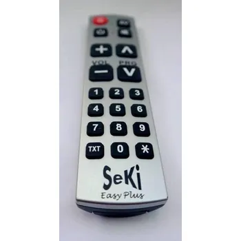 Dálkový ovladač General SEKI EASY PLUS stříbrno-černý - samoučící dálkový ovladač