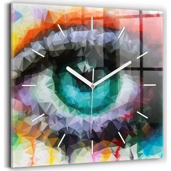 Hodiny Nástěnné hodiny Wallfluent modré 30 cm