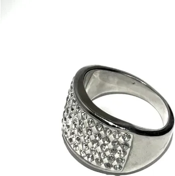 Prsten Prosperk Masivní prstýnek se zirkony Velikost prstenů: 9 (EU: 59-61)