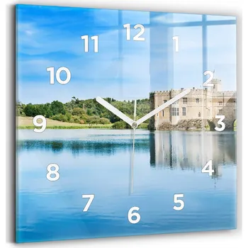 Hodiny Nástěnné hodiny Wallfluent modré 30 cm