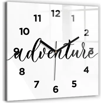 Hodiny Nástěnné hodiny Wallfluent bílé 30 cm