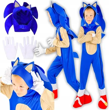 Karnevalový kostým Kostým Sonic CONSEÉ vel. 116-122