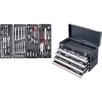 Sada nářadí KRAFTWERKTOOLS Basa s nářadím 1/4"+1/2" 100ks Basic-Line