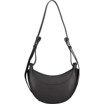 Kabelka Dámská kožená crossbody kabelka Italia Apolen - černá