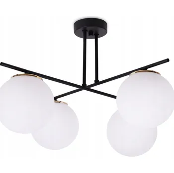 ZÁVĚSNÉ STROPNÍ SVÍTIDLO LUSTR BÍLÝ ZLATÝ ČERNÝ LOFT GLAMOUR MODERNÍ