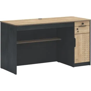 Psací stůl Studijní stůl Sirius - dub černý, dub zlatý