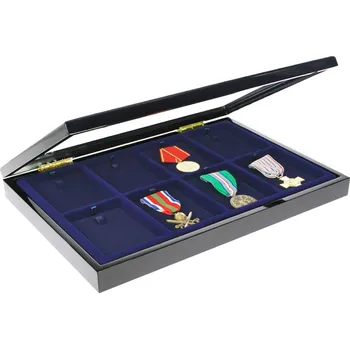 Obal pro sběratelský předmět SAFE Vitrína na odznaky, lesklá černá