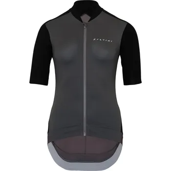 cyklistický dres Dámský dres Silvini WD2404 Stelvia black-ruby / XL