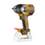 Ingco CIWLI2085 AKU rázový utahovák vč. 2ks baterie a nabíječky