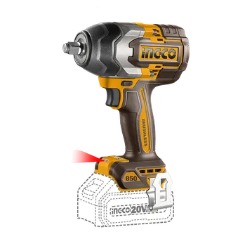 Ingco CIWLI2085 AKU rázový utahovák vč. 2ks baterie a nabíječky