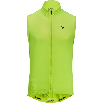 Cyklistická bunda Silvini pánská vesta MJ2117 Leggero neon / S