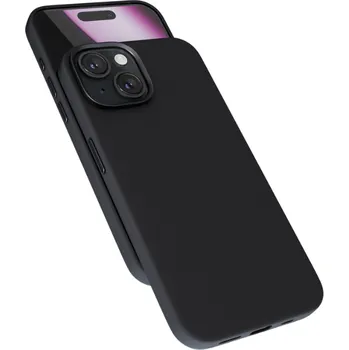 Telefonní příslušenství Epico Mag+ Silicone Case Pro iPhone 16 Plus - černá