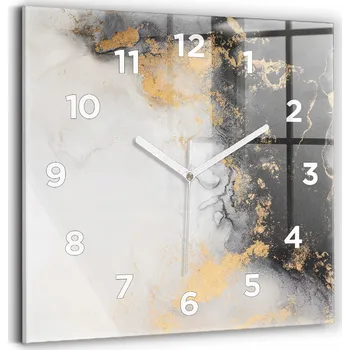 Hodiny Nástěnné hodiny Wallfluent bílé 30 cm