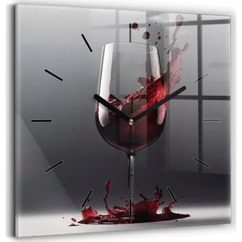 Hodiny Nástěnné hodiny černé 30 cm