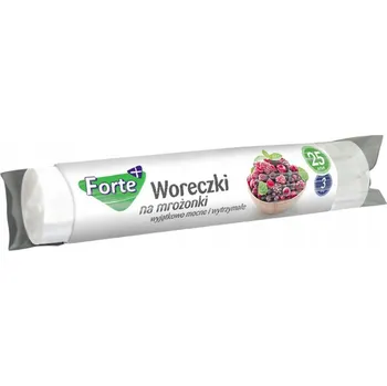 Pytle na odpadky Sáčky do mrazáku na mrazení potravin Forte LDPE 3L 25 ks